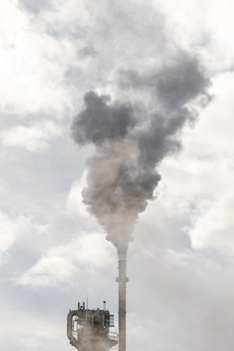 smoke coming out from pipe